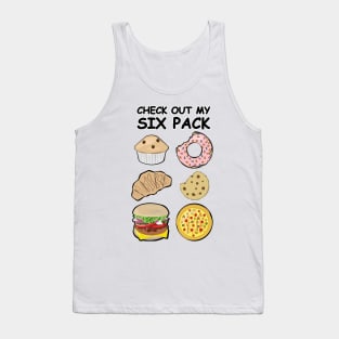 Check Out My Six Pack - Mixed Foods Tank Top